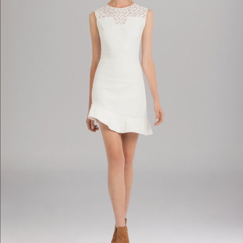 White color Maje dress size 1 NWT
